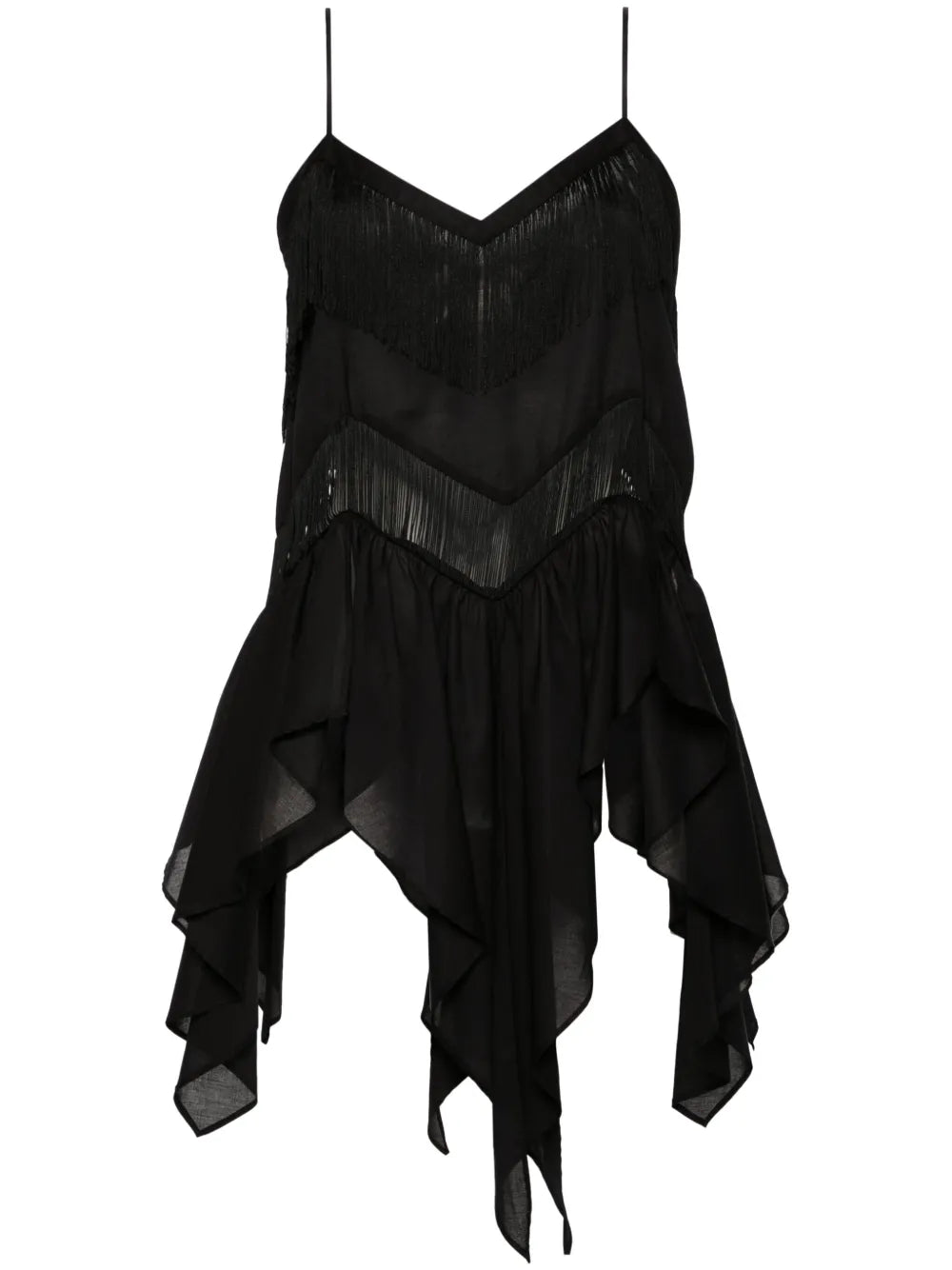 Fringed Draped Top