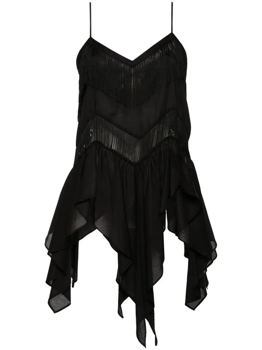 Fringed Draped Top
