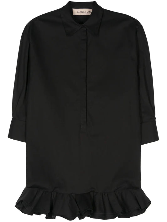 Ruffle-Detail Dress