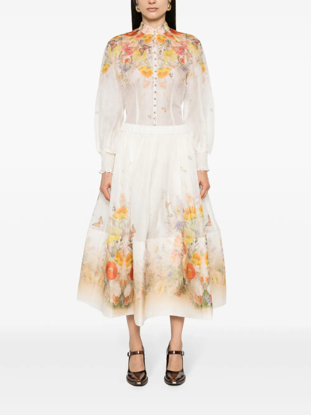 Tranquillity Floral-Print Blouse