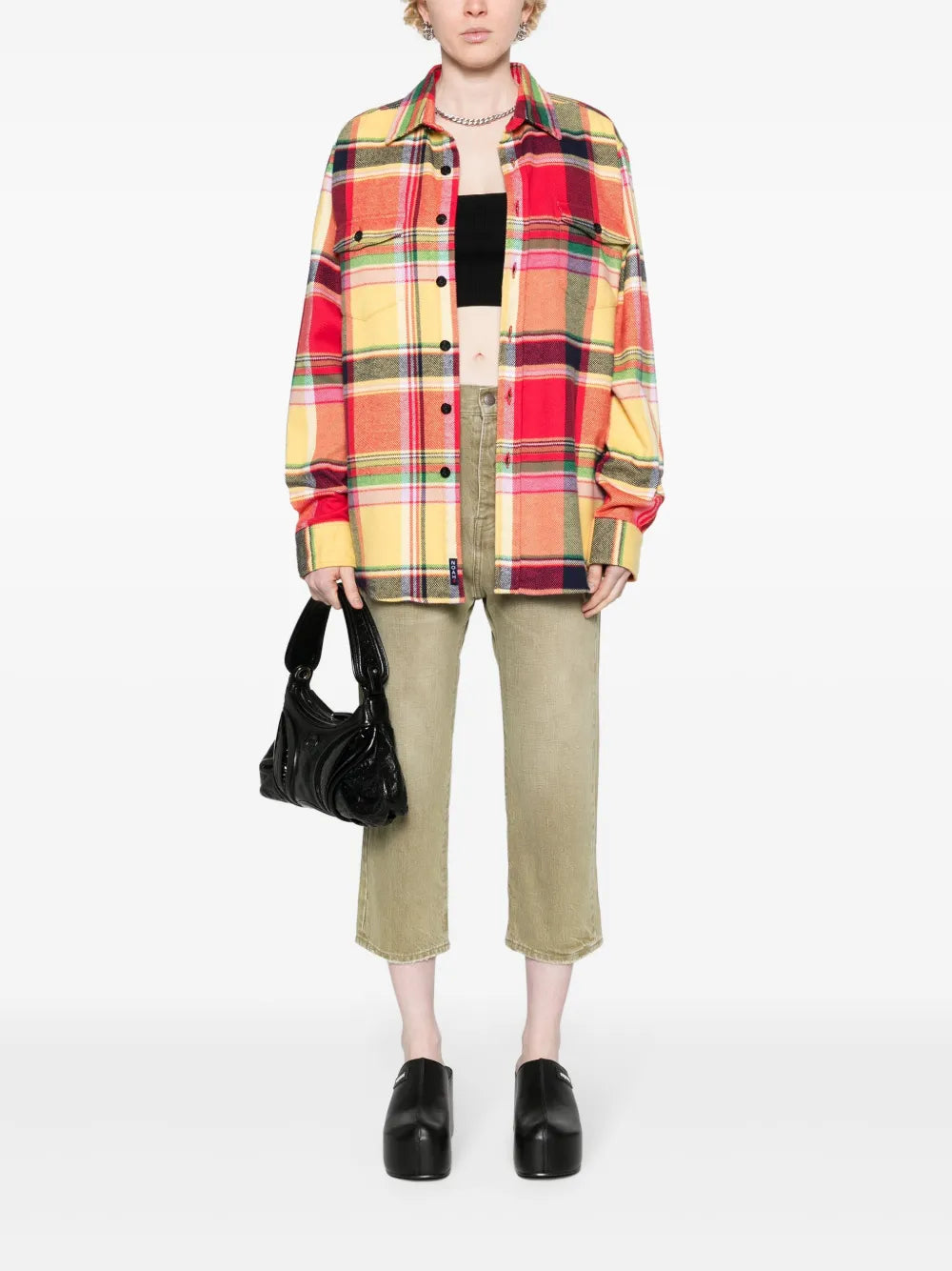 Low-Rise Cropped Jeans