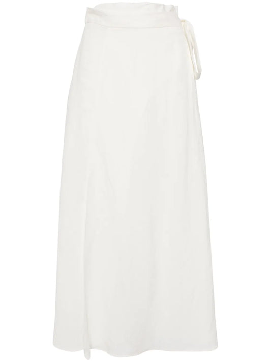 High-Waisted Wrap Skirt