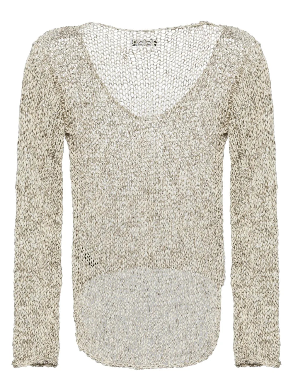 Marl-Knit High-Low Top