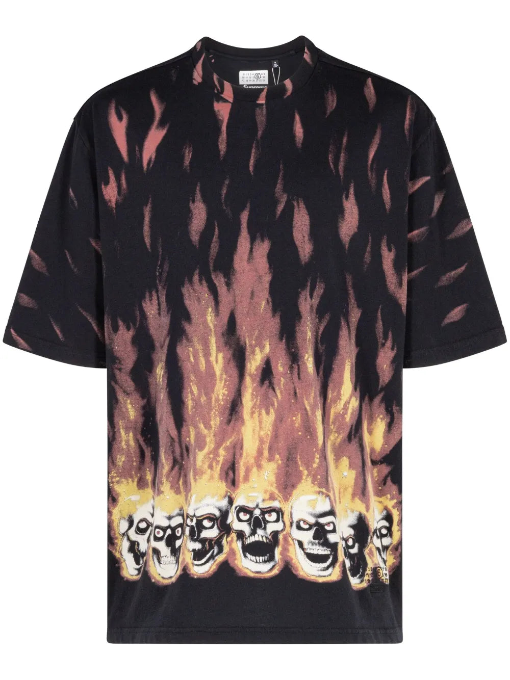 Flame-Print T-Shirt