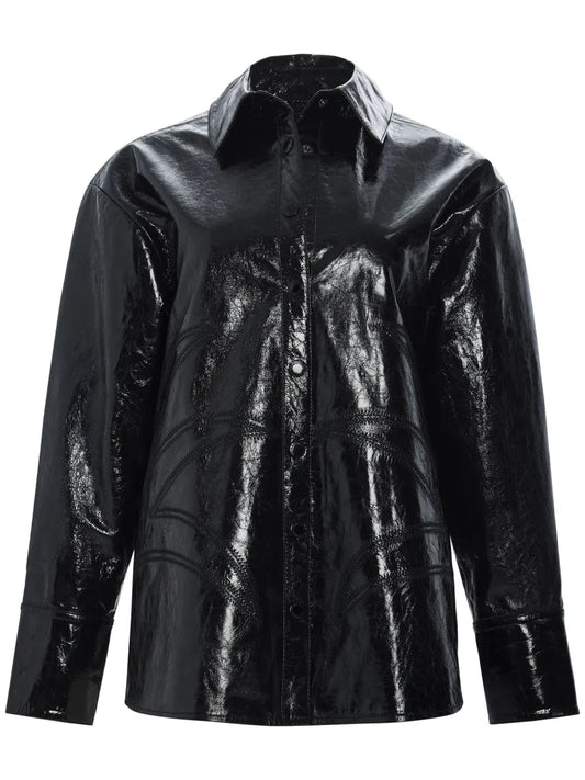 Shaili Leather Shirt
