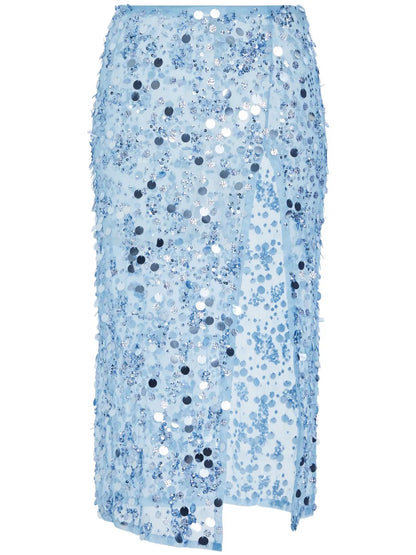 Mirage Sequinned Sheer Skirt