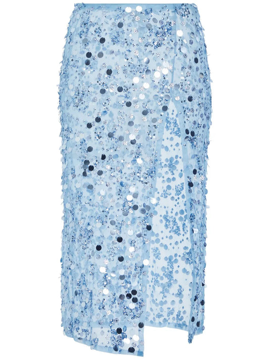 Mirage Sequinned Sheer Skirt