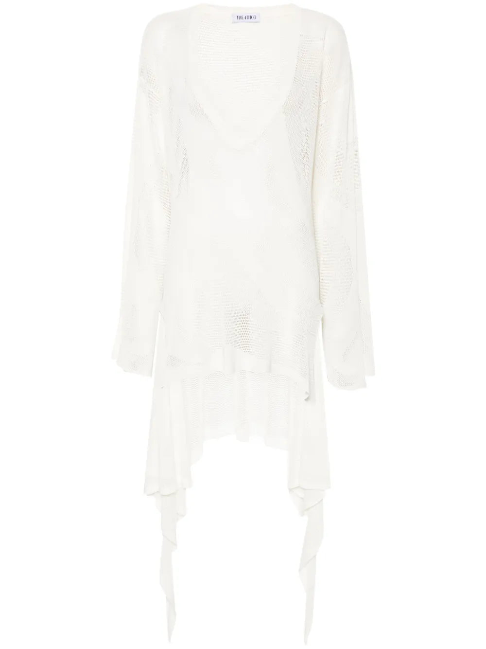 Open-Knit Mini Dress