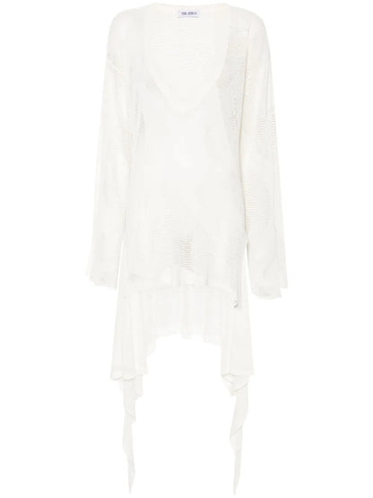 Open-Knit Mini Dress