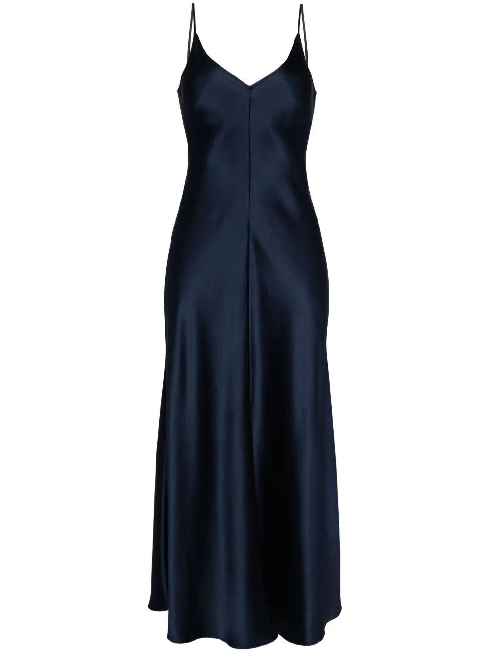 V-Neck Slip Silk Dress