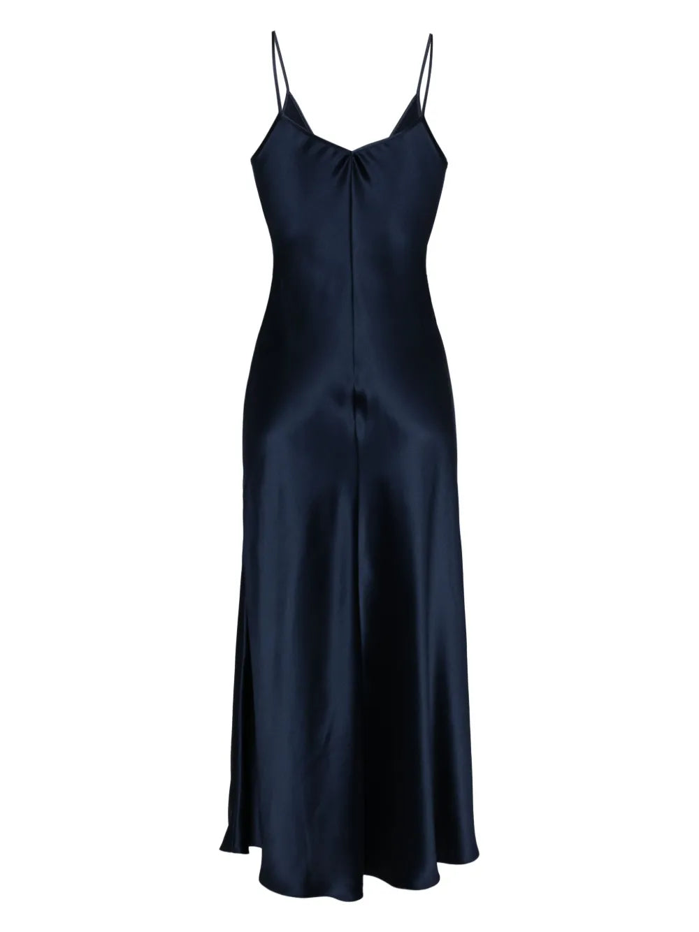 V-Neck Slip Silk Dress