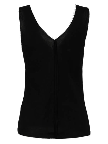V-Neck Linen Top