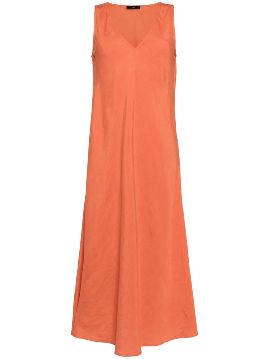 V-Neck Sleeveless Maxi Dress