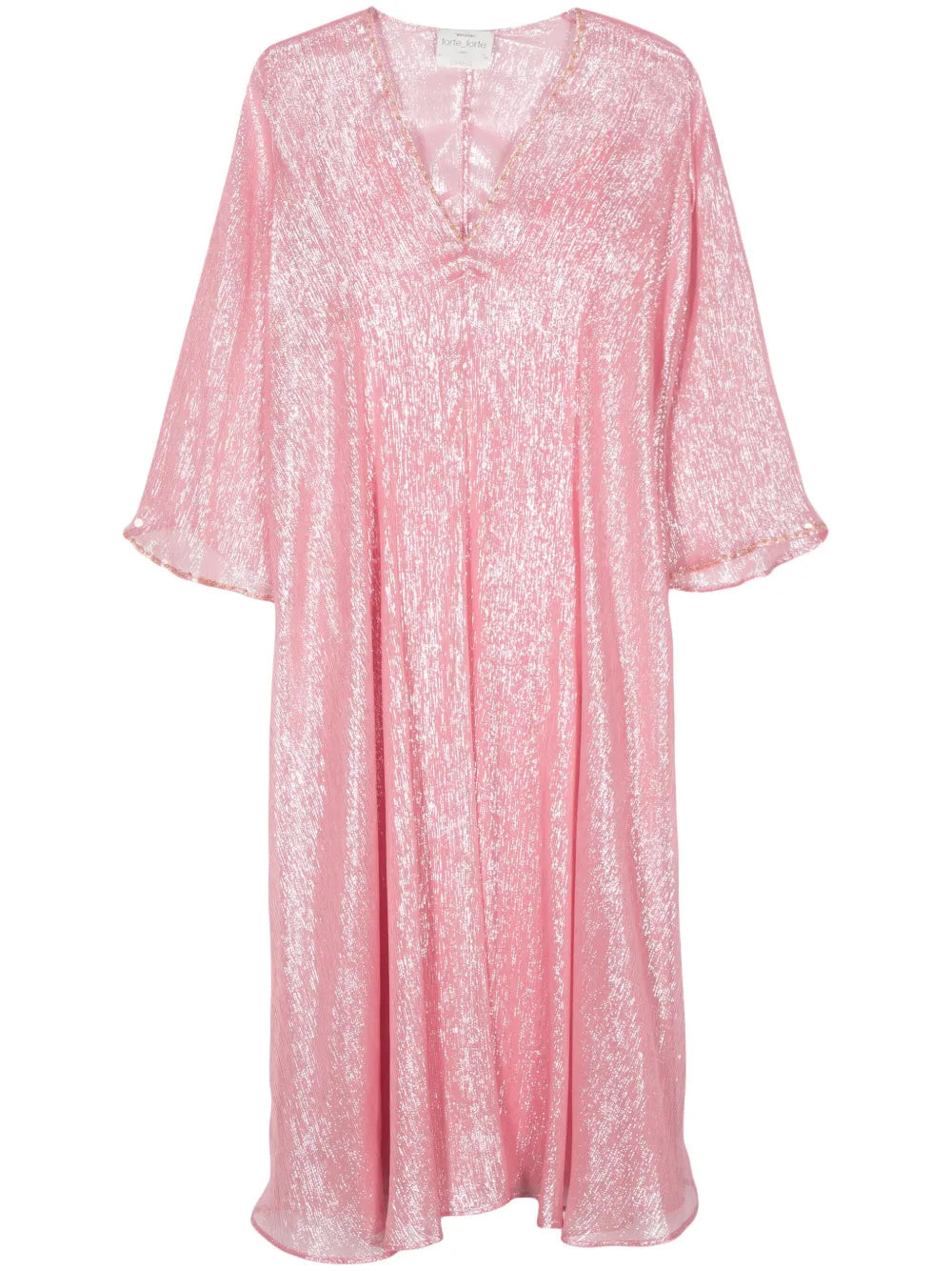 Lurex Kaftan Maxi Dress