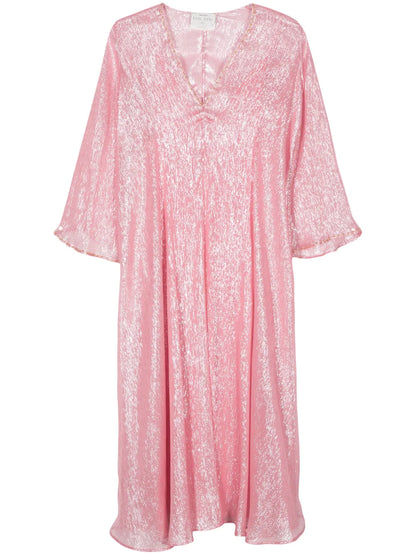 Lurex Kaftan Maxi Dress