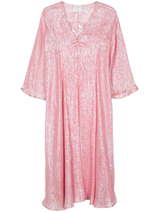 Lurex Kaftan Maxi Dress
