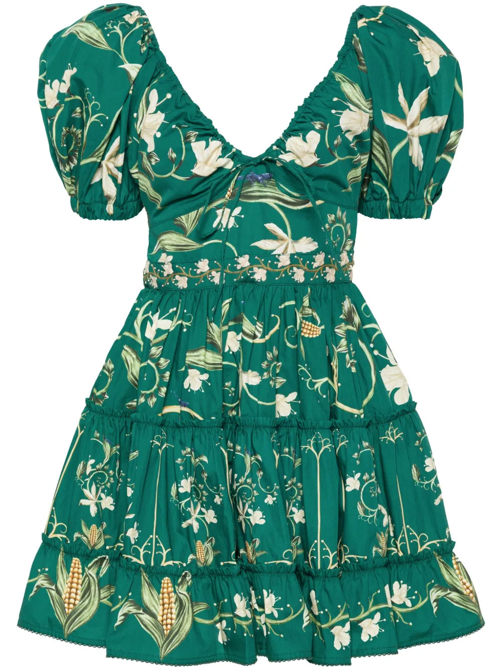 Manzanilla Esmeralda Floral-Print Dress