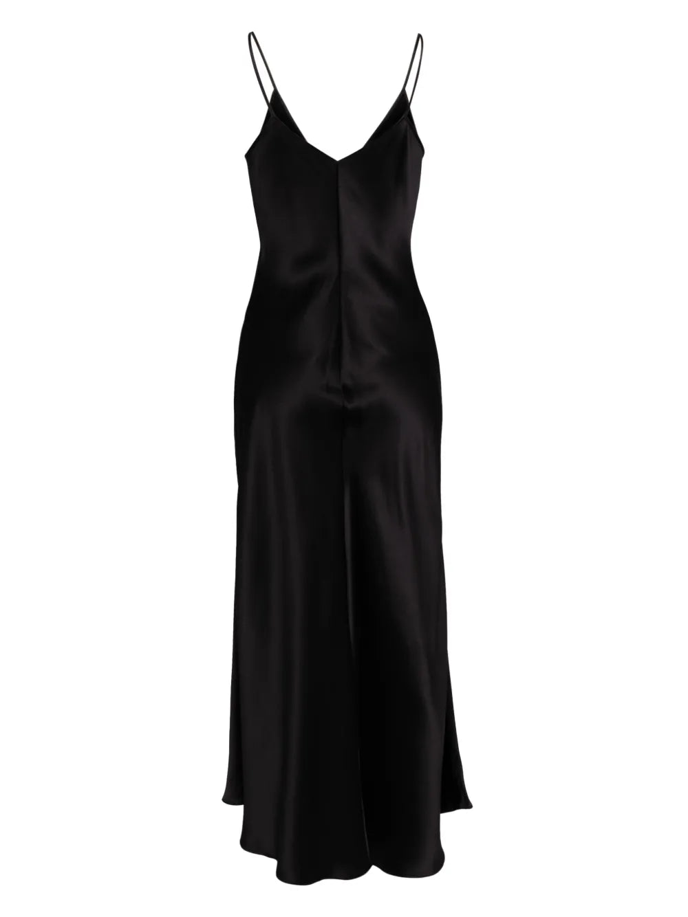 V-Neck Slip Silk Dress