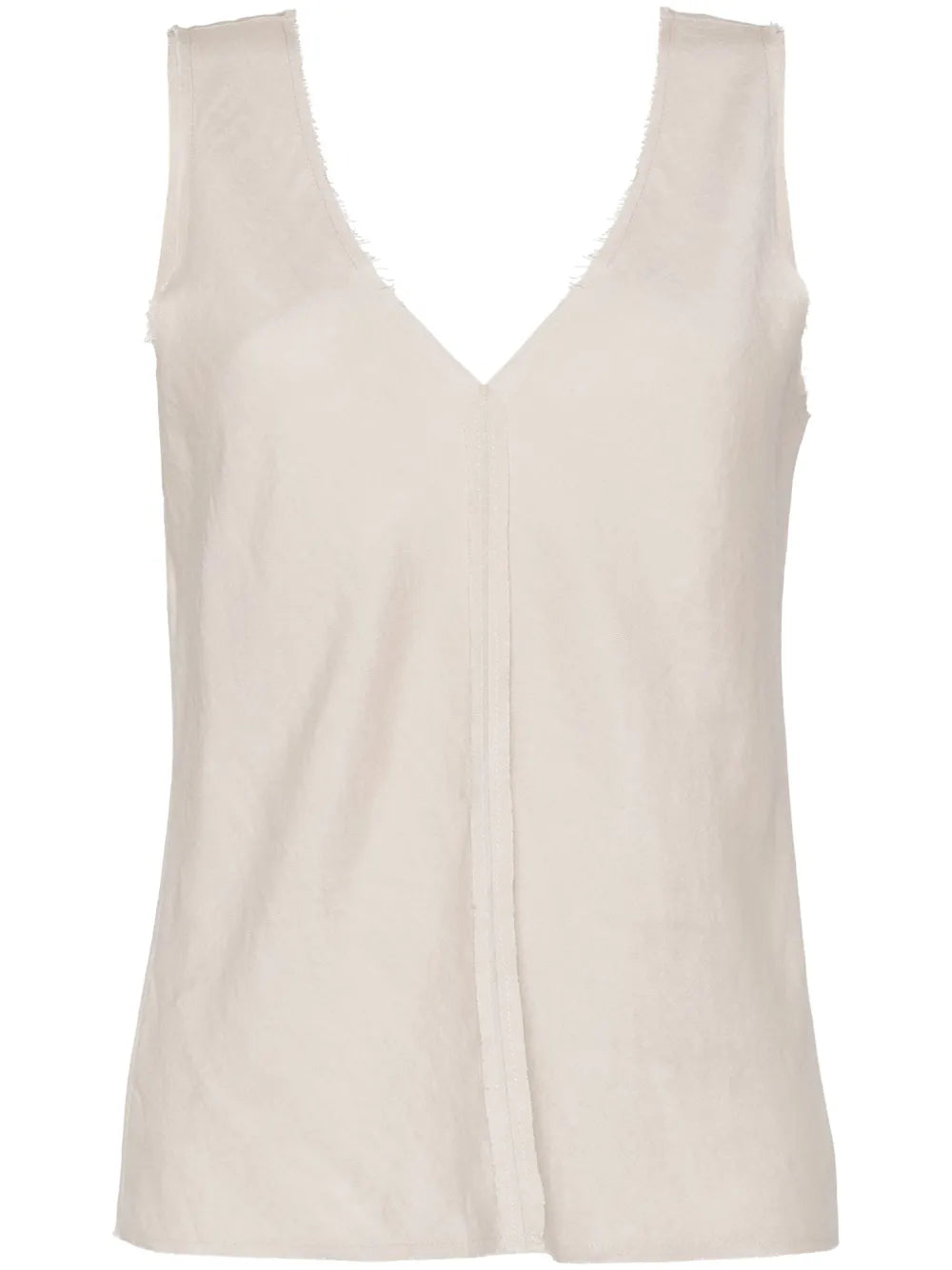 V-Neck Seam-Detailing Top