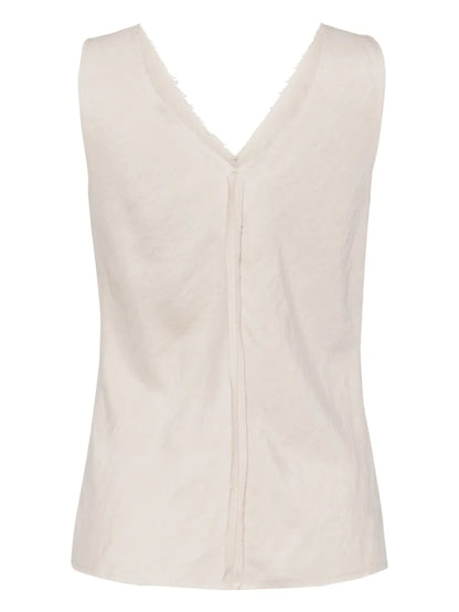 V-Neck Seam-Detailing Top