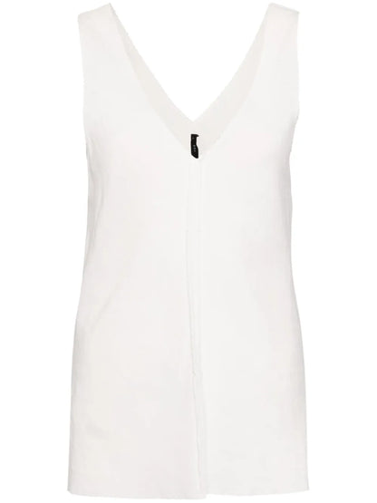 V-Neck Linen Top