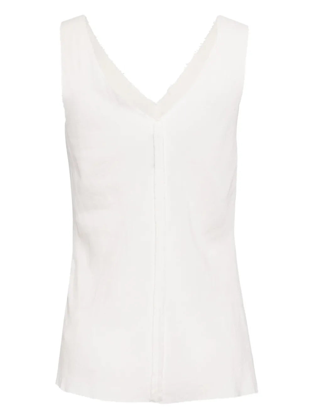 V-Neck Linen Top