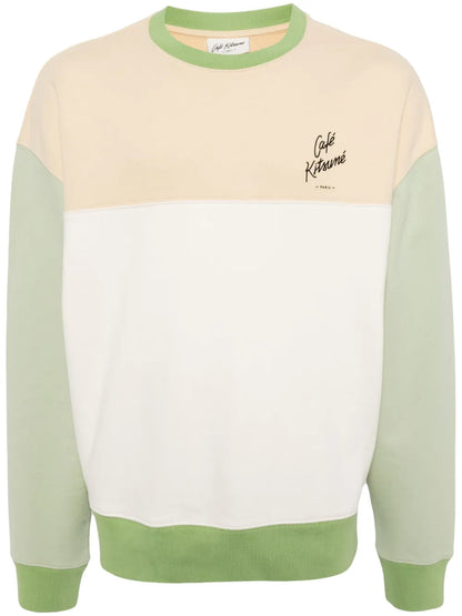 Colour-Block Cotton Sweatshirt
