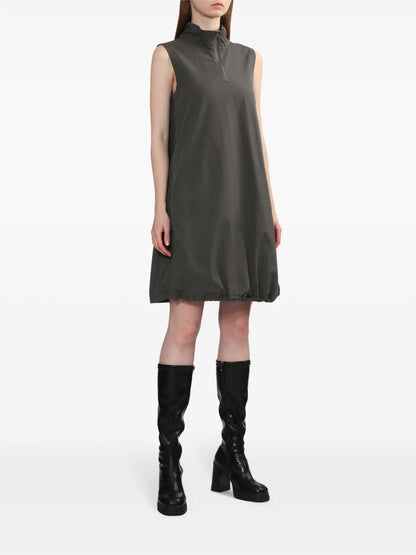 Half-Zip Sleeveless Minidress