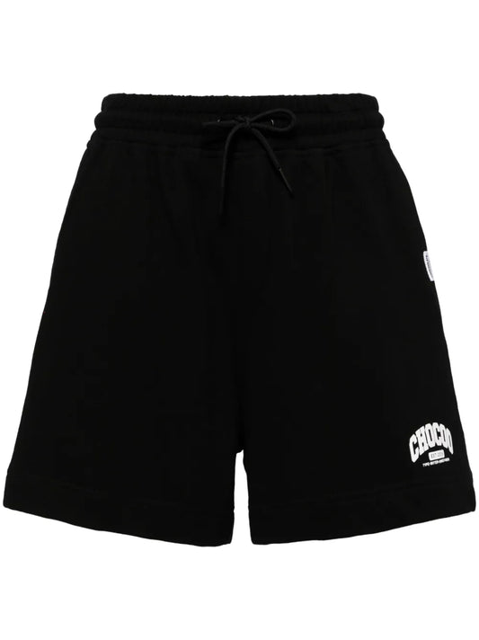 Logo Lettering Cotton Shorts