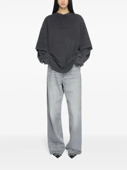 Attrition Distressed-Effect Jeans