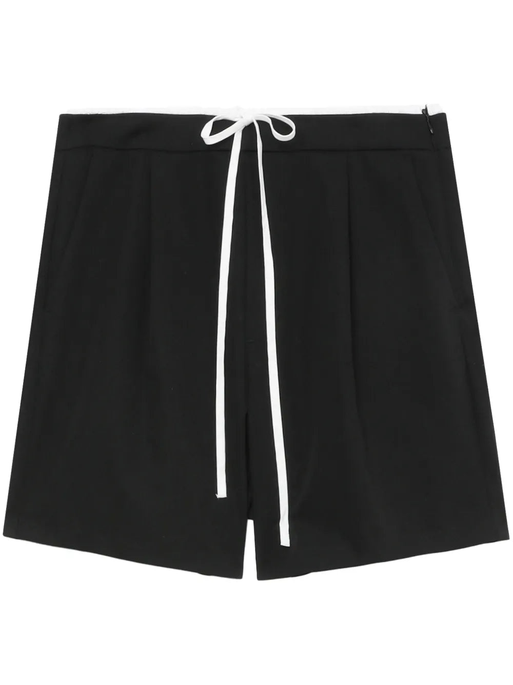 Drawstring Pleated Shorts