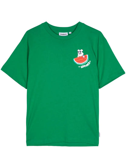 Summer Crew-Neck Cotton T-Shirt