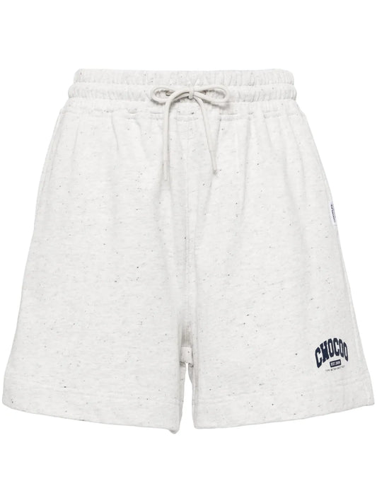 Logo Lettering Cotton Shorts