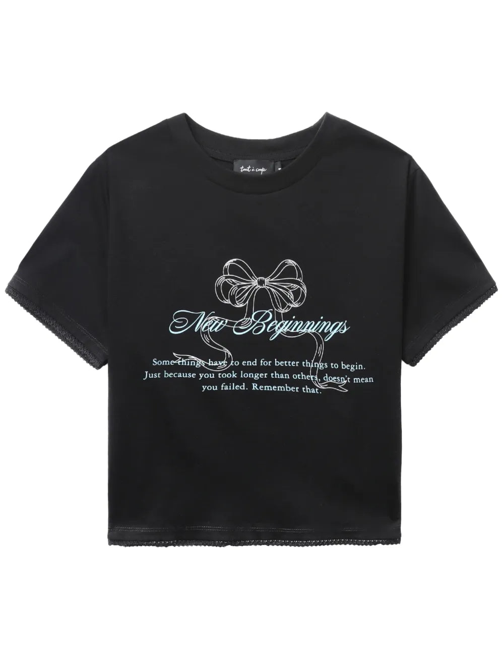 Slogan-Print Cotton T-Shirt