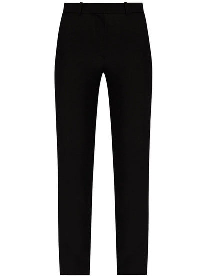 High-Waisted Straight-Leg Trousers