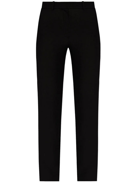 High-Waisted Straight-Leg Trousers