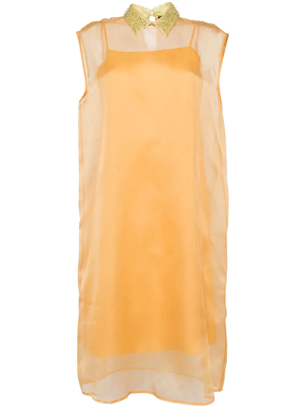Silk-Organza Midi Dress