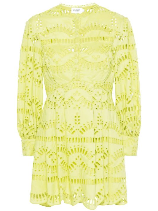 Franca Broderie-Anglaise Mini Dress
