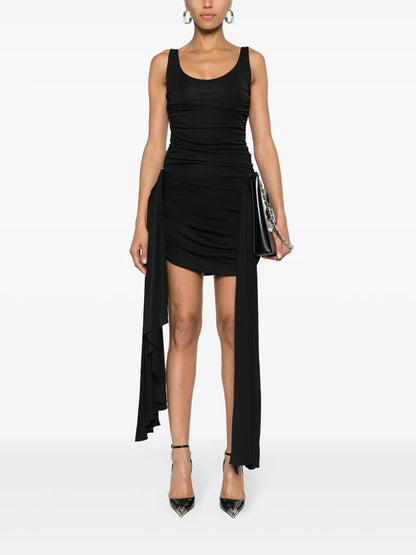 Draped Mini Dress