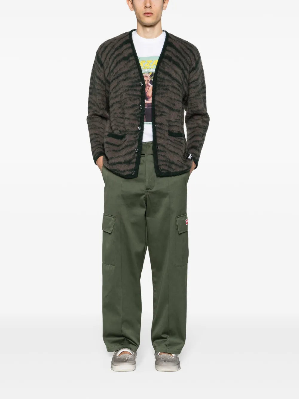 Army Mid-Rise Cargo Trousers