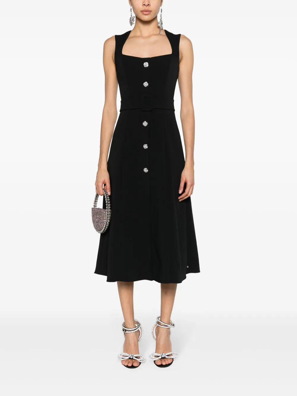 Belted Midi Dress