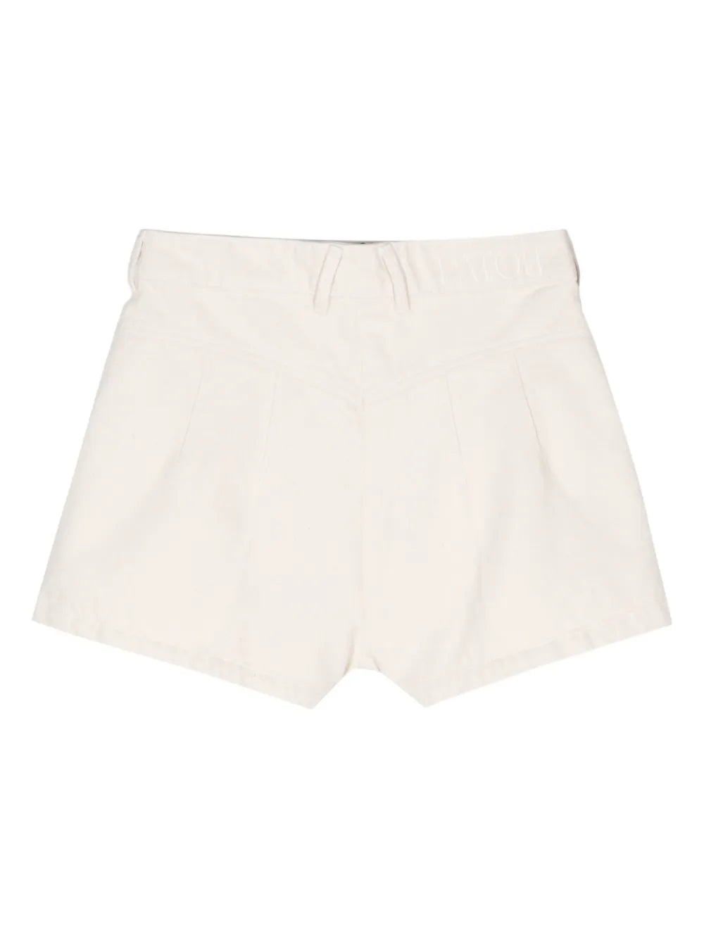 Logo-Engraved Medallion Cotton Shorts