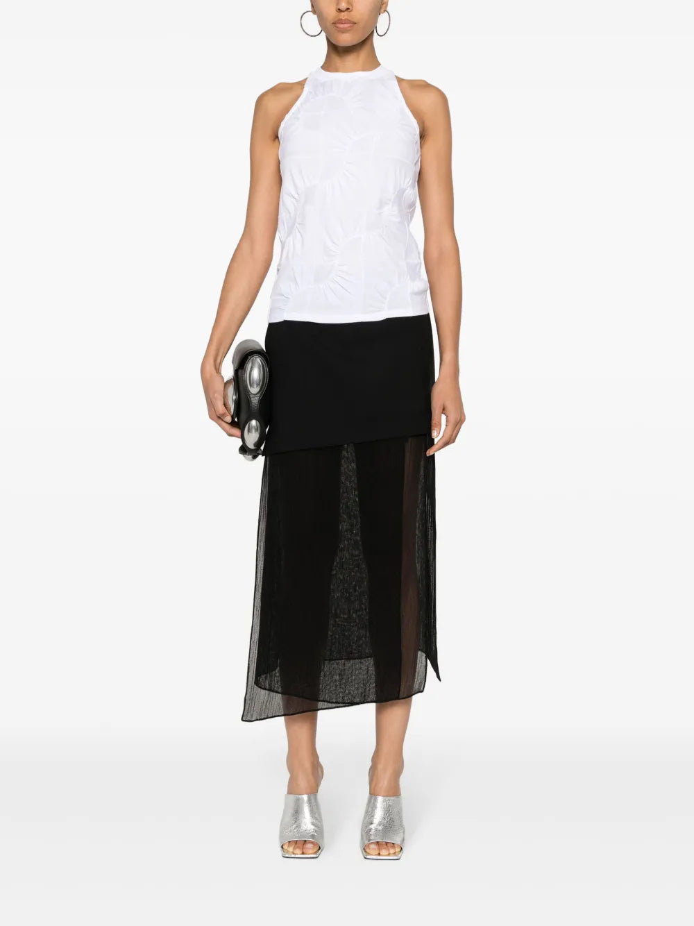 Gathered-Detail Tank Top