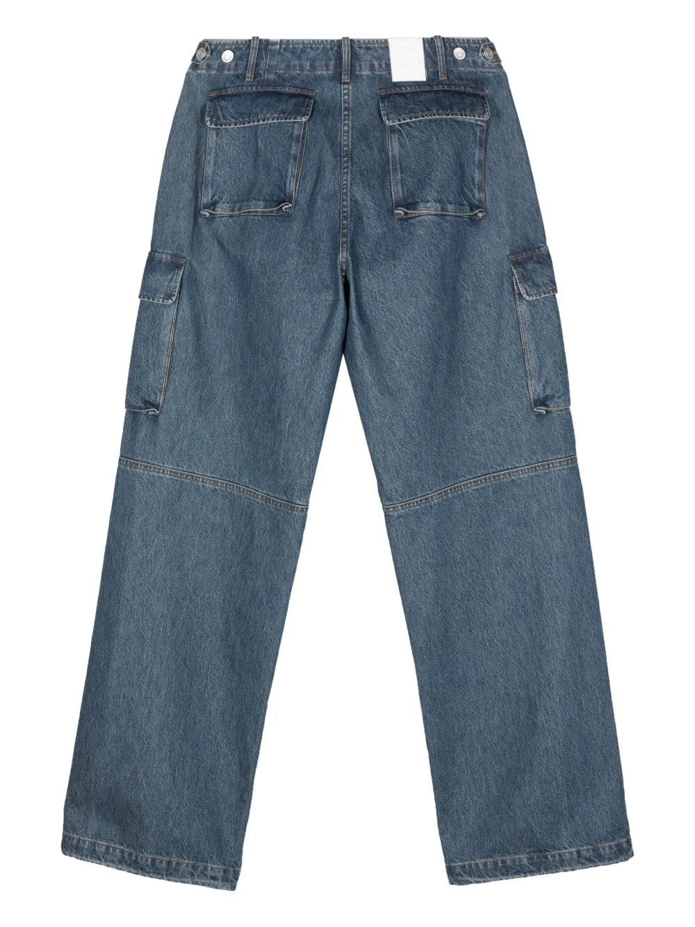 Wide-Leg Cargo Jeans