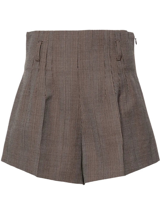 High-Waist Tailored Shorts