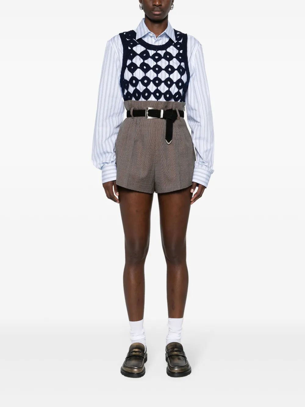 High-Waist Tailored Shorts