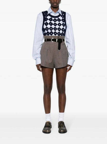 High-Waist Tailored Shorts