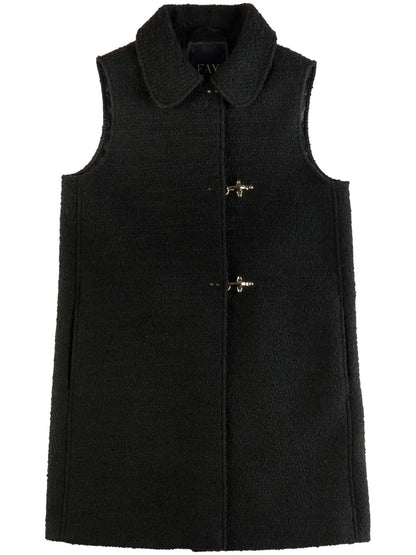 Ganci-Detail Textured-Finish Gilet