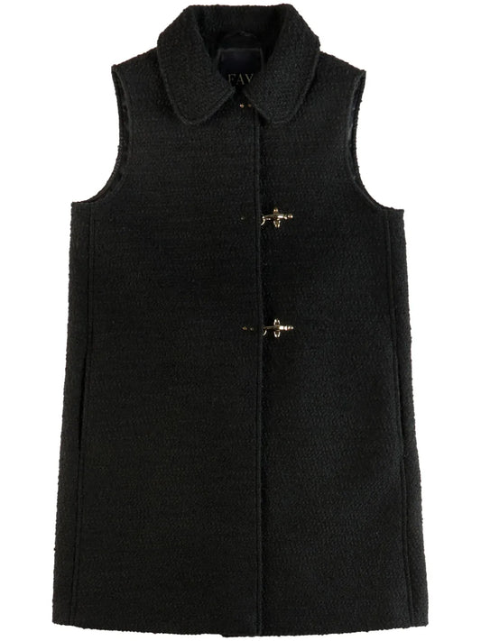 Ganci-Detail Textured-Finish Gilet