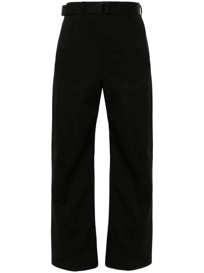 Belted Wide-Leg Trousers